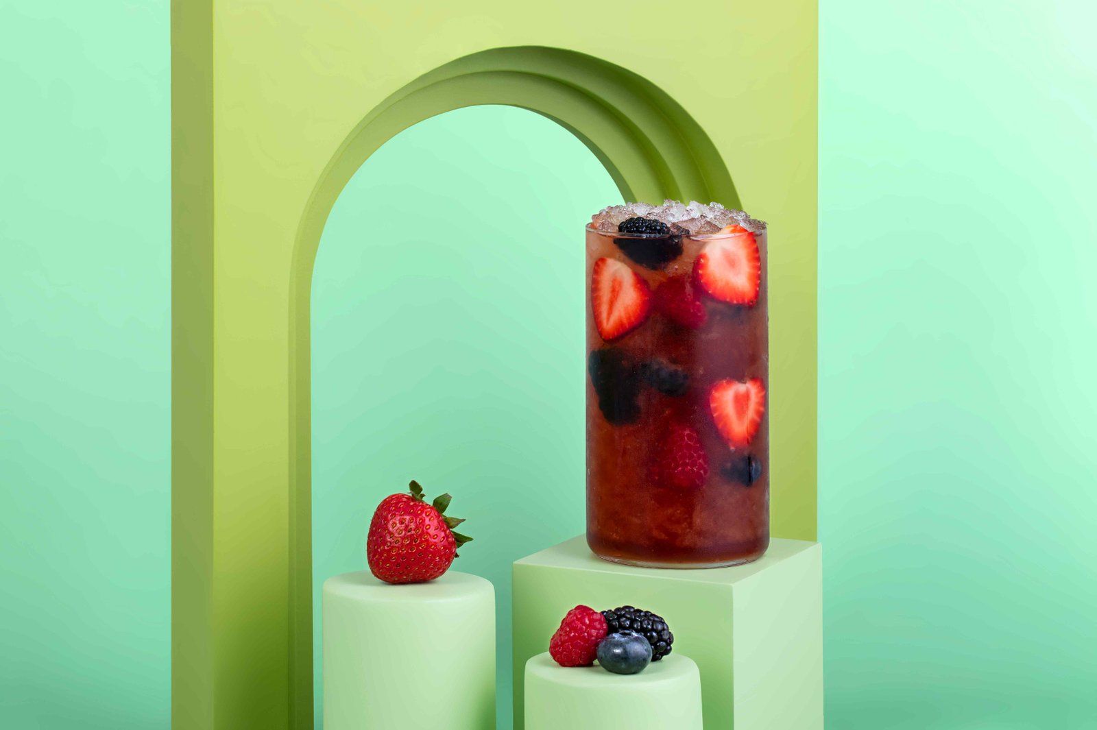 Berries Iced Tea