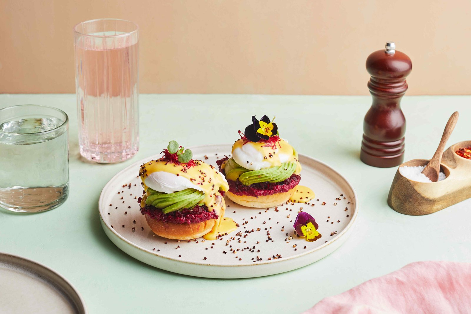 Avo & Beet Benedict